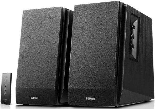 Edifier R1700BT Bluetooth Lifestyle Bookshelf Studio Speakers Black - BT/Dual 3.5mm AUX/Limited Distortion DSP/DRC/Classic Wood Finish Edifier R1700BT Bluetooth Lifestyle Bookshelf Studio Speakers Black - BT/Dual 3.5mm AUX/Limited Distortion DSP/DRC/Classic Wood Finish